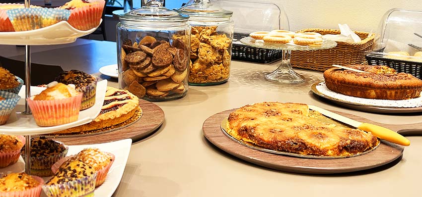 Homemade pies and donuts